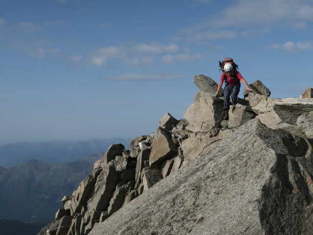 Gudrun zwischen Wei&szlig;zintferner und Hohem Wei&szlig;zint (27. Aug.)