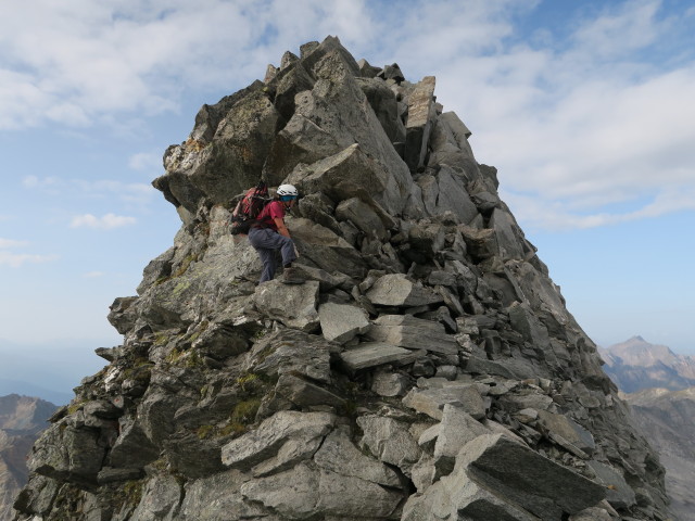 Gudrun zwischen Wei&szlig;zintferner und Hohem Wei&szlig;zint (27. Aug.)