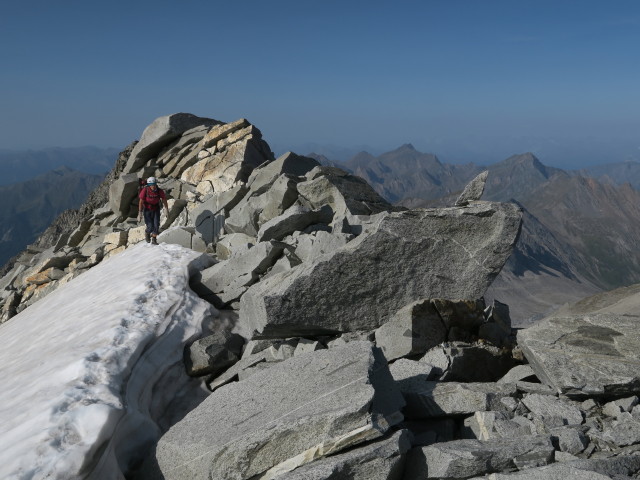 Gudrun zwischen Wei&szlig;zintferner und Hohem Wei&szlig;zint (27. Aug.)