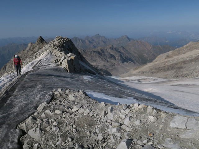 Gudrun zwischen Wei&szlig;zintferner und Hohem Wei&szlig;zint (27. Aug.)