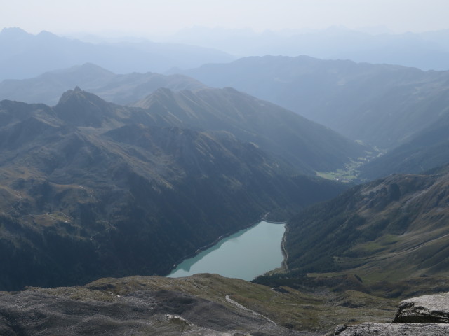Neves-Stausee vom Hohen Wei&szlig;zint aus (27. Aug.)