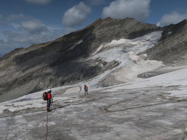 Gudrun und Christoph am Gliderferner (27. Aug.)