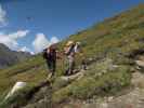 Gudrun und Christoph am Berliner Höhenweg zwischen Furtschaglhaus und Furtschaglkar (25. Aug.)