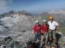 Gudrun, Christoph und ich zwischen Schlegeiskees und Furtschaglkees (26. Aug.)