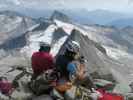 Gudrun und Christoph am Großen Möseler, 3.480 m (26. Aug.)