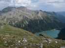 Neveser Stausee vom Neveser Höhenweg aus (26. Aug.)