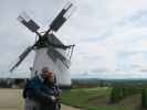 Ich und Sabine bei der Windmühle