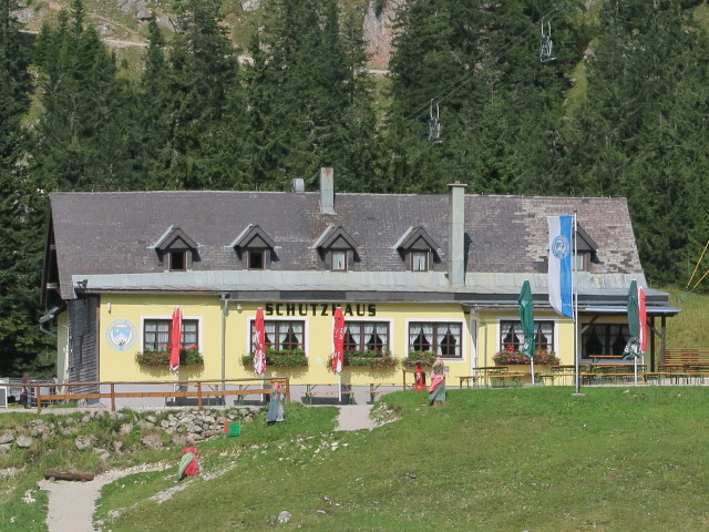 Hochkar-Schutzhaus, 1.491 m (8. Sep.)