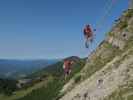 Heli-Kraft-Klettersteig: Erich und Jörg auf der Riesenleiter (8. Sep.)