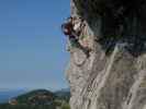 Heli-Kraft-Klettersteig: Lin zwischen 1. und 2. Seilbrücke (8. Sep.)