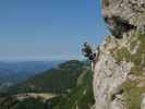 Heli-Kraft-Klettersteig: Lin zwischen 1. und 2. Seilbrücke (8. Sep.)