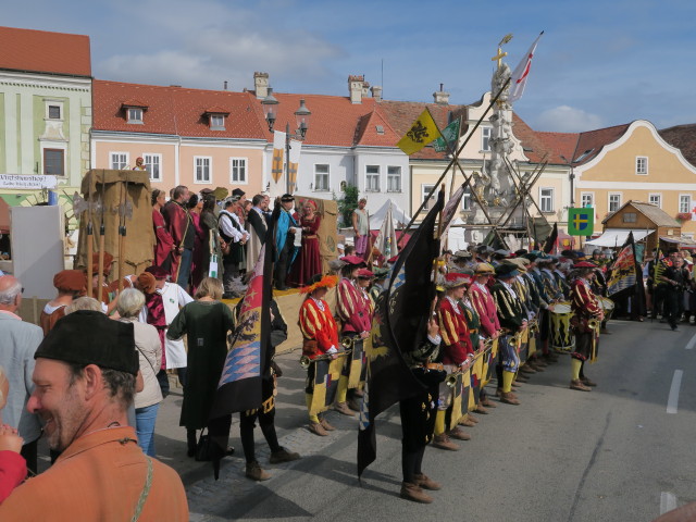 Markteröffnung bei der Pestsäule