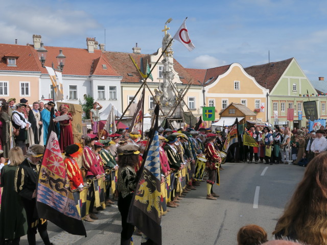 Markteröffnung bei der Pestsäule