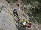 Gebirgsvereins-Klettersteig: Sabine in der Weningerwand