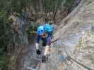 Gebirgsvereins-Klettersteig: Sabine in der Pannoniawand