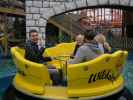 Norbert, Viktoria, Florian und Alexandra in der Wildalpenbahn