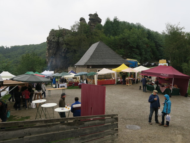 Markttag auf der Burgruine Aggstein, 501 m