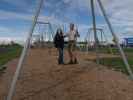 Sabine und ich in der Station 'Klettertour'