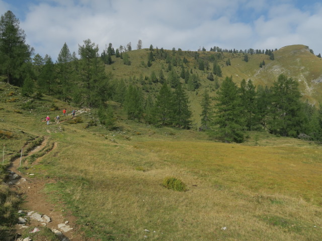 Weg 20 zwischen Wieslerhorn und Erlbachhütte (23. Sep.)