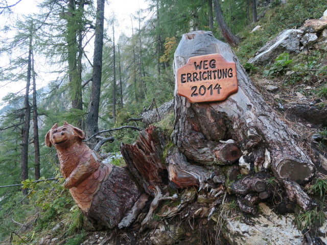 Weg 17 zwischen Schwabalm und Tappenkarsee