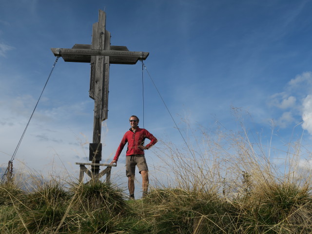 Ich am Weg 55 zwischen Stangersattel