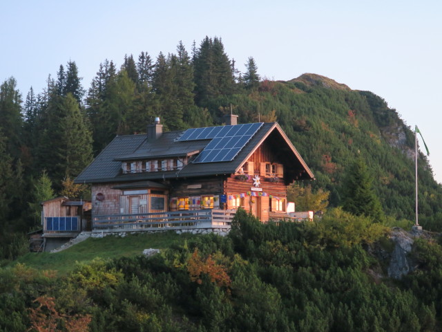 Goiserer Hütte, 1.592 m (30. Sep.)