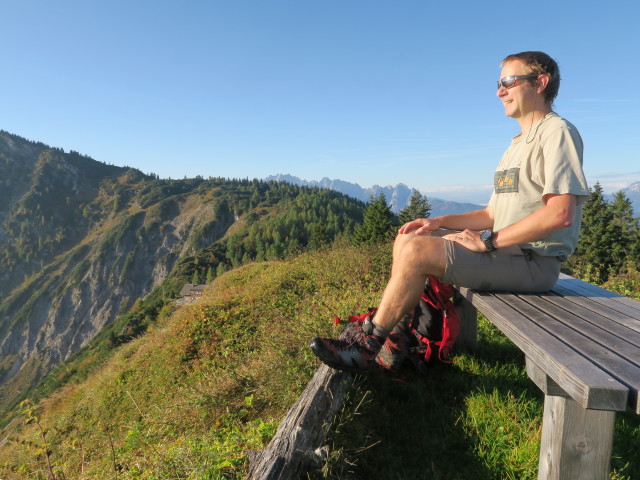 Ich am Sonnenwendkogel, 1.638 m (30. Sep.)