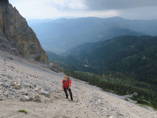 Carmen am Holzknechtsteig zwischen Haid-Klettersteig und K&ouml;nigschusswand-Klettersteig