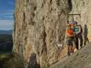 Pittentaler Klettersteig: Ich und Sabine beim Einstieg