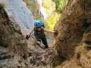 Wildenauer-Klettersteig: Sabine vor dem Steigbuch