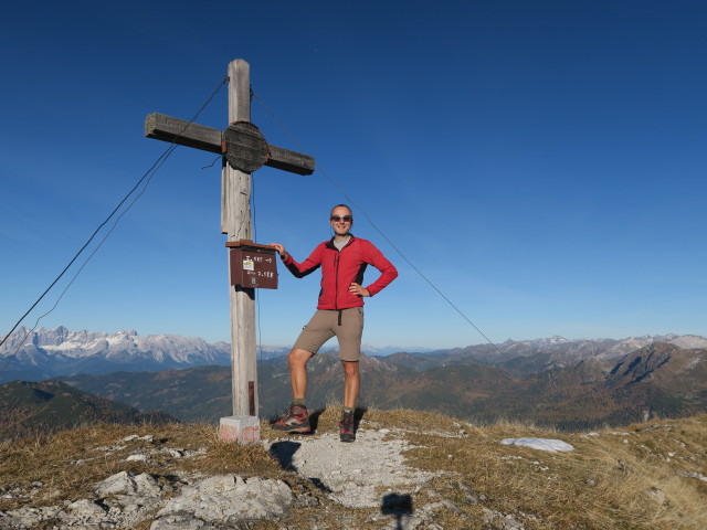 Ich auf der Steinfeldspitze, 2.344 m (14. Okt.)