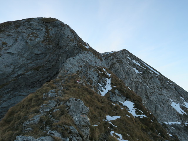 Weg 73 zwischen Steinfeldspitze und Hafeichtscharte (14. Okt.)