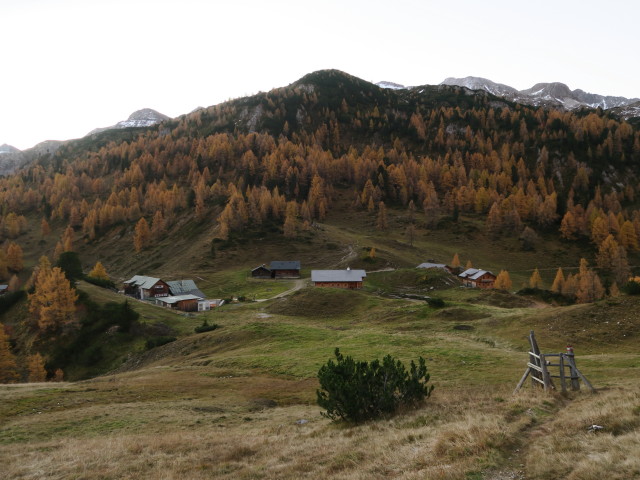 Obere Plei&szlig;lingalm, 1.801 m (15. Okt.)
