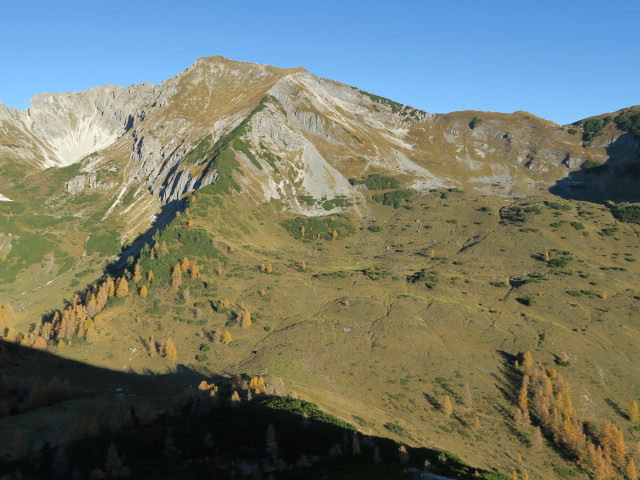 Steinfeldspitze vom Spazeck aus (15. Okt.)