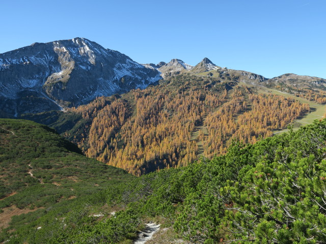 Weg 73 zwischen Leckriedel und Rauchkopfhütte (15. Okt.)