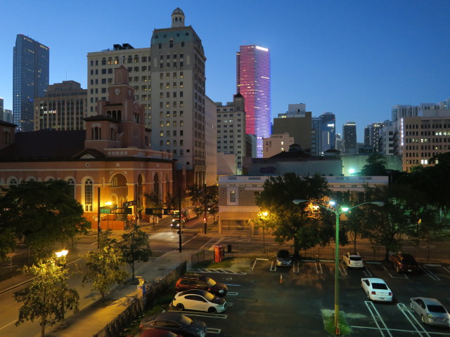 vom Miami Sun Hotel Richtung S&uuml;den (5. Nov.)