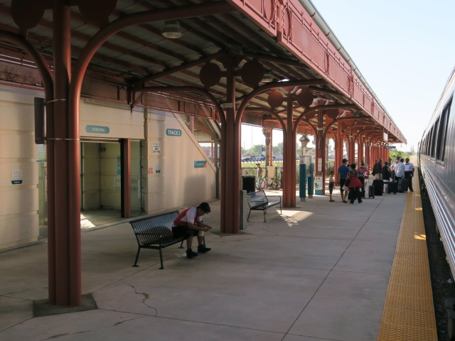 Amtrak Train 98 'Silver Meteor' in der Delray Station (5. Nov.)