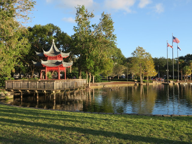 Lake Eola Park in Orlando (5. Nov.)