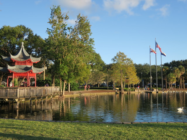 Lake Eola Park in Orlando (5. Nov.)