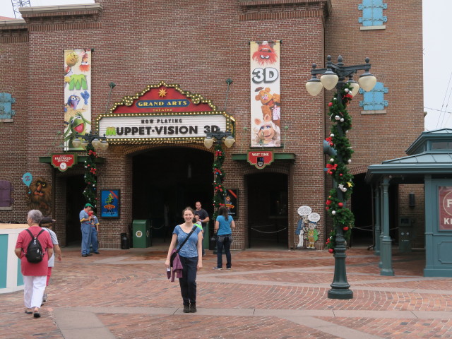 Sabine bei Muppet Vision 3D in Disney's Hollywood Studios (6. Nov.)