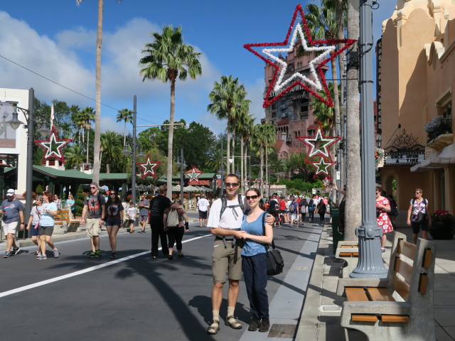 Ich und Sabine am Sunset Boulevard Disney's Hollywood Studios (6. Nov.)