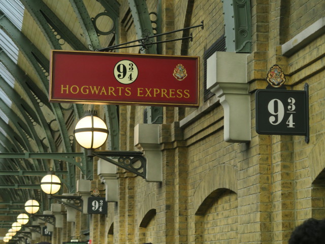 King's Cross Station in den Universal Studios Florida (8. Nov.)