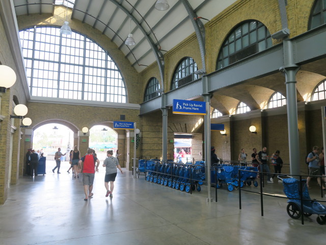 King's Cross Station in den Universal Studios Florida (9. Nov.)