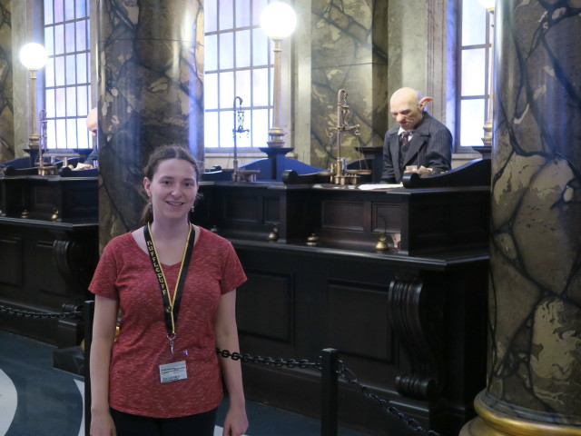 Sabine in Harry Potter and the Escape from Gringotts in den Universal Studios Florida (9. Nov.)