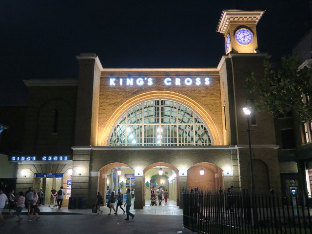 King's Cross Station in den Universal Studios Florida (9. Nov.)