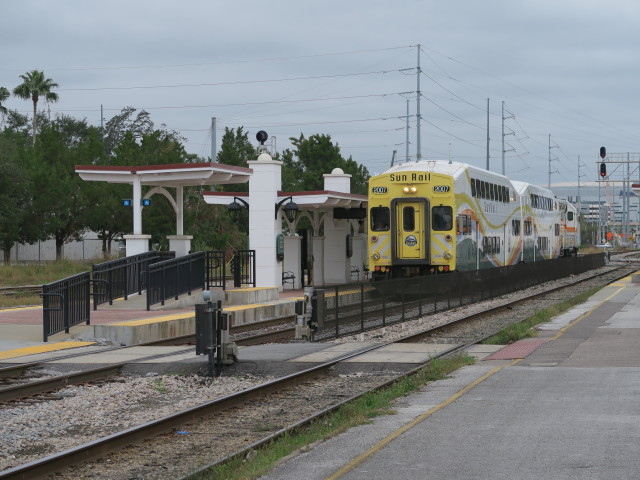 Sun Rail in der Orlando Station (10. Nov.)