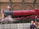 Hogwarts Express in der King's Cross Station in den Universal Studios Florida (8. Nov.)