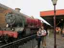 Sabine und ich in der Hogsmeade Station in Universal's Islands of Adventure (8. Nov.)