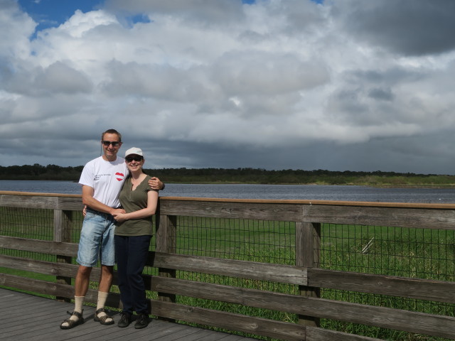 Ich und Sabine am Bird Walk im Myakka River State Park (12. Nov.)