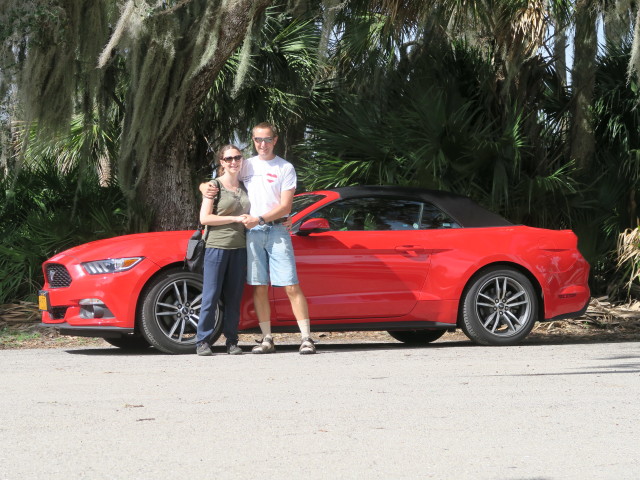 Sabine und ich im Myakka River State Park (12. Nov.)